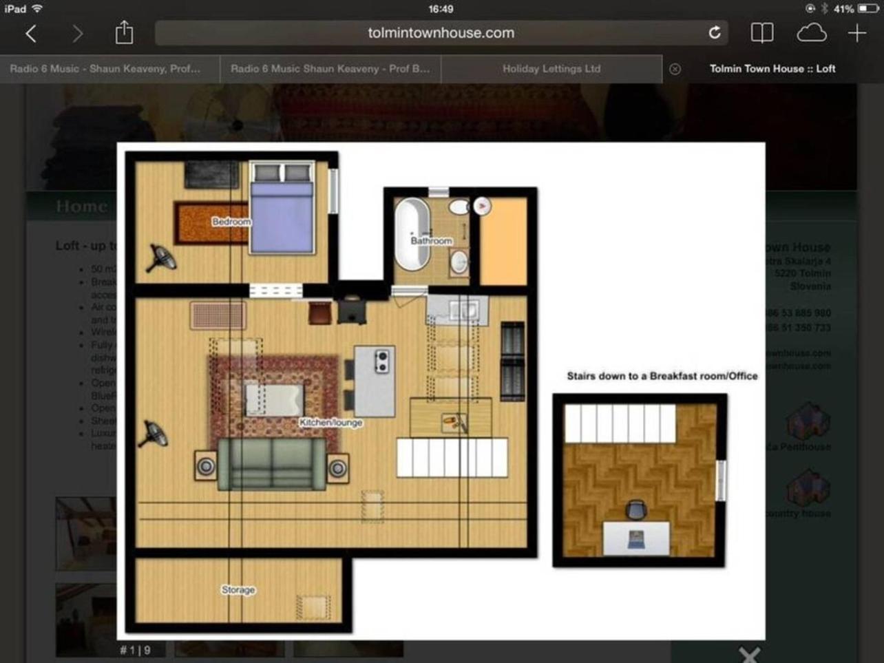 Tolmin Center Apartments Townhouse & Loft المظهر الخارجي الصورة
